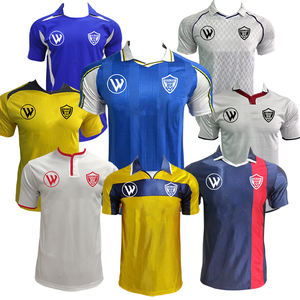 Di alta qualità retrò maglia da calcio all'ingrosso Vintage maglia da calcio in bianco produttore di abbigliamento da calcio - Product Image 3