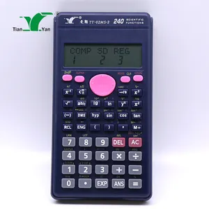 TY-82MS-3B 240 functions 2 line display three angle mode scientific calculator education