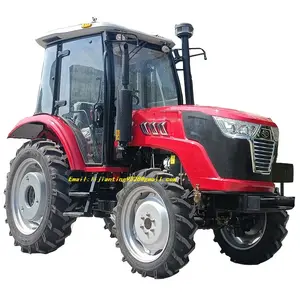 China 70hp 80hp 90hp 100hp 120hp preço do trator agrícola 4wd Máquinas Agrícolas