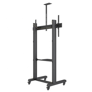 Support TV sur pied <span class=keywords><strong>75</strong></span> à <span class=keywords><strong>100</strong></span> pouces support vidéo TV <span class=keywords><strong>VESA</strong></span> 1000X600 support TV avec roues - Product Image 2