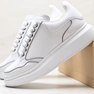 Wholesale 2025 new famous designer trend <b>height</b> <b>increasing</b> sports shoes red and white color block thick soled casual shoes - Product Image 5