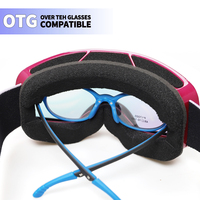 Yijia optique Logo personnalisé OTG Design lunettes de ski sphériques anti-buée OEM vente en gros masque de ski lunettes enfants sport lunettes de neige