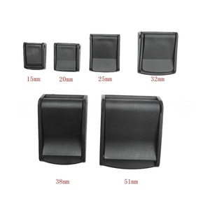 कस्टम भारी शुल्क 15 मिमी-50 मिमी स्ट्रैप के साथ समायोज्य टॉगल लॉक कैम बकल काले पोम प्लास्टिक कस्टम लोगो वाटरप्रूफ और मजबूत - Product Image 4