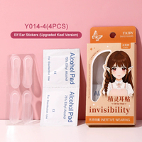 LMLTOP Patch Cosmétique Imperméable et Anti-Transpiration pour Oreilles, Autocollant Liftant en V, Correcteur d'Oreilles d'Elfe, Soutien Postural