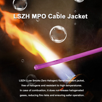Kabel Patch Optik MTP/MPO Tipe-B Low Loss 3.0mm LSZH 50/125 OM3 OM4 Cross MM 12-core MPO Kabelasi Kepadatan Tinggi
