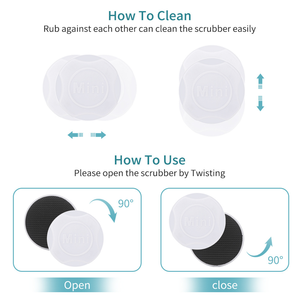 미니 친환경 곡선 유리 청소기 수세기 도구 마그네틱 브러시 부동 조류 스크레이퍼 플라스틱 수족관 액세서리 220v - Product Image 5