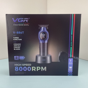 Vgr-Máquina de <span class=keywords><strong>corte</strong></span> de pelo de peluquero profesional para hombre, recargable, potente, eléctrica, inalámbrica, para cortar el pelo, para la peluquería, para hombre - Product Image 1