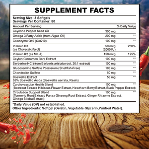 Lower Price Cayenne Pepper Softgels Contains Cayenne Pepper Seed Oil Boosts Metabolism Comfort Adult Immune Support Softgels - Product Image 2