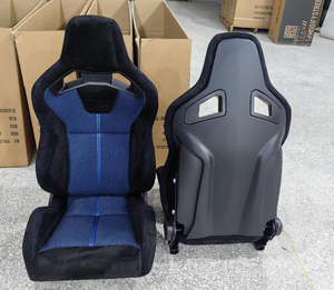 Asientos Deportivos de Alta Calidad para Automóviles de Carreras, Universales, de PVC con Materiales de Tela de PU y Fibra de Carbono, Asientos Modificados de Venta Caliente - Product Image 1