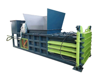Compactadora de Alambre Hidráulica de Acero Inoxidable y Aluminio de Excelente Calidad, Empacadora Horizontal de Operación Automática y Alta Productividad