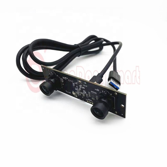 High Speed 3840x1080P Resolution 3D Stereo Dual Lens USB3.0 Plug&Play OTG-Free Camera Module for Robot Vision Biometric Analysis