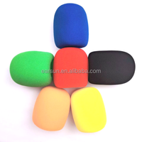 Microphone à condensateur sans fil avec bonnette anti-vent en mousse de 75 mm, réduction de bruit, haute qualité, pour scène et utilisation portable, livraison gratuite