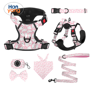 HanYang-Arnés <span class=keywords><strong>para</strong></span> perro de nailon reflectante ajustable reversible sin tirones, conjunto de arnés y correa de verano <span class=keywords><strong>para</strong></span> <span class=keywords><strong>perros</strong></span> <span class=keywords><strong>grandes</strong></span> - Product Image 1