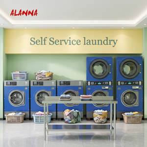Lavadora y Secadora Comercial de Autoservicio ALANNA, Operada con Monedas, para Lavandería, Hotel - Product Image 1