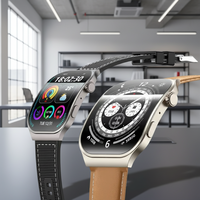 Reloj Inteligente Cuadrado C49Pro para Llamadas, Monitor de Sueño, Monitor de Actividad Física, Pantalla HD de 2.01 Pulgadas, Cargador Inalámbrico, Resistente al Agua IP65