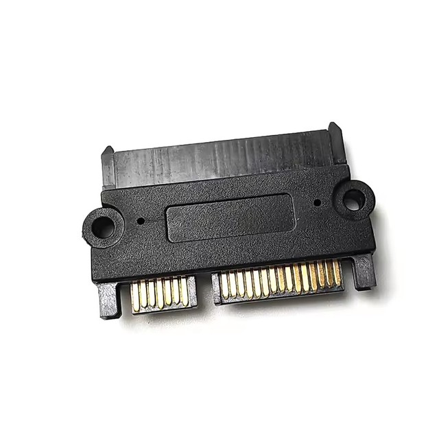 SFF-8482 22-Pin SAS to SATA Hard Disk Drive RAID Adapter with 15-Pin Power Port Computer USB Cable Connectors Stock Available