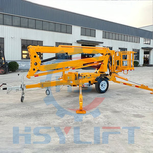 סין במפעל מכירה ישירה 10 מ '12 מ' 14m 200 ק "ג משאית רכוב בום להרים אוויר פלטפורמה עבודה אווירית עבור מצורף משאית - Product Image 1