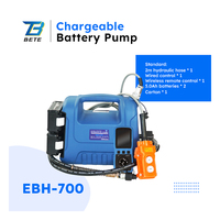 Bomba Hidráulica de Batería EBH-700 de 700 Bares con Reinicio Automático