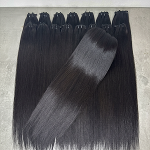Extensiones de Cabello Humano 100% Virgen Vietnamita de Lujo, Lisas, de Doble Trama, en Paquetes de 100 Gramos, Sedosas y Suaves, en Oferta - Product Image 1