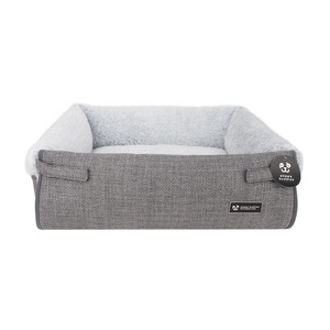 Peppy Buddies 2 en 1 cama para <span class=keywords><strong>mascotas</strong></span> de alta calidad y protector de sofá de pelo de conejo de imitación súper suave y cálido con <span class=keywords><strong>funda</strong></span> extraíble - Product Image 2
