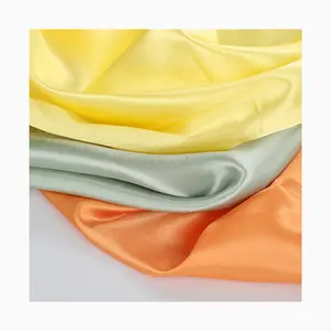 Tecido Remakalbe 100% poliéster tecido elástico de alta qualidade tecido de cetim de seda