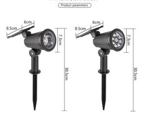 Extérieur étanche solaire 3 Modes d'éclairage Solaire Paysage Lumières pour l'extérieur Jardin Solaire <span class=keywords><strong>Spot</strong></span> Lumières - Product Image 4