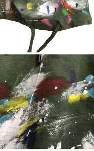 Felpe firmate con cappuccio di marca famosa essenziali disegni nero Galery Dept oversize XL vendita a buon mercato felpe con cappuccio per gli uomini - Product Image 4