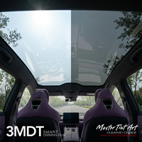 Película Inteligente para Ventanas Xiaomi SU7 Negra, Película de Tinte para Automóvil Conmutable PDLC con Protección UV Autoregenerable y Control Remoto