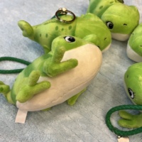Porte-clés en peluche HECION Caméléon, adorable figurine de lézard, jouet en peluche doux, breloque de dessin animé, accessoire à suspendre au sac, cadeau pour enfants et filles