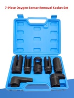 Jeu de clés à douille pour démontage de capteur d'oxygène, 7 pièces, kit de démontage de capteur O2 automobile pour Mercedes-Benz BMW Audi