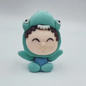 Adorabili statuette da ragazzo di argilla morbida-mucche dinosauri serie di animali figure di stinco <span class=keywords><strong>per</strong></span> decorazione di <span class=keywords><strong>torte</strong></span> fai da te artigianato e decorazione di auto - Product Image 3