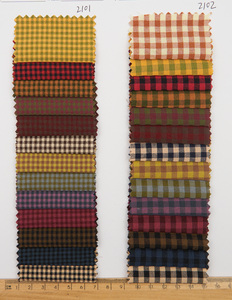 Bán buôn bông <span class=keywords><strong>polyester</strong></span> sợi nhuộm nhỏ kiểm tra dệt bong bóng kẻ sọc vải cho áo sơ mi và dã ngoại thảm - Product Image 5