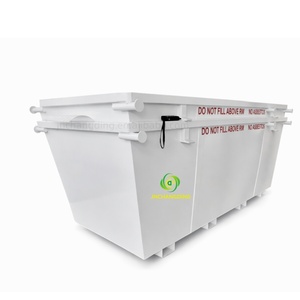 <span class=keywords><strong>Bac</strong></span> à déchets industriel standard australien de 4 m³ en <span class=keywords><strong>acier</strong></span> pour les déchets de construction et de démolition, <span class=keywords><strong>acier</strong></span> Q235, revêtement durable - Product Image 3