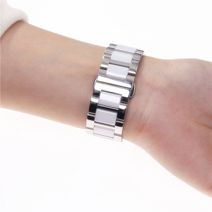 レディースメンズセラミック時計ストラップソフトスムースフィルマルチデザイン時計バンドステンレススチール共通ブレスレット - Product Image 5