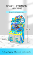 Jeu de poisson doré à jetons de vente chaude avec nouveau jeu original de tickers pour le centre d'amusement