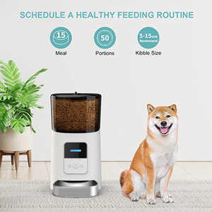 Nouvel arrivage Mangeoire automatique pour animaux de compagnie Télécommande intelligente Mangeoire pour animaux de compagnie Wifi Microchip Automatic Dog Pet Bowls Food Feeder - Product Image 5