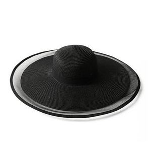 Sombrero de ala ancha con protección facial, estilo pescador de organza, para mujer, delgado, de verano, con protección solar. - Product Image 3
