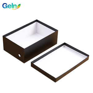 Thùng carton nhà sản xuất giá rẻ đồng bằng các tông hộp giày stackablesuction cửa cho-Kích thước giày - Product Image 3