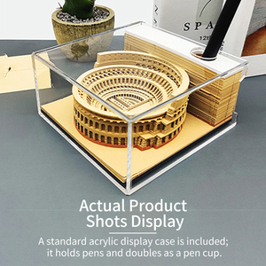 Bloc-notes 3D Colisée romain personnalisé bricolage déchirant papier artisanat modèle 3d personnalisé bloc-notes pour cadeau école et bureau décor de bureau - Product Image 6