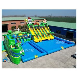 Customized Commercial 20x15m Water Park <strong>Inflatable</strong> Kids <strong>Adults</strong> <strong>Inflatable</strong> <strong>Swimming</strong> <strong>Pool</strong> Waterslide for Sale - Product Image 3