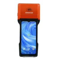 Terminal de point de vente portable Android en promotion pour la commande de repas en ligne dans les restaurants avec imprimante intégrée 80 mm