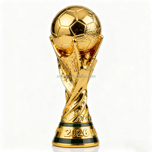 كأس جائزة معدنية مخصصة لعام 2026، تصميم فريق رياضي لكرة القدم - Product Image 2