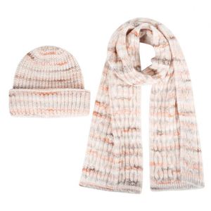 Conjunto de Gorro y Bufanda de Punto Cálido para Invierno, Personalizado con Logotipo, para Mujer, Venta al Por Mayor - Product Image 5