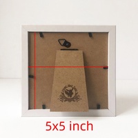 Petite boîte carrée 5x5 ''Petite boîte d'ombre profonde 6cm Cadre photo 3D Cadre de boîte d'ombre
