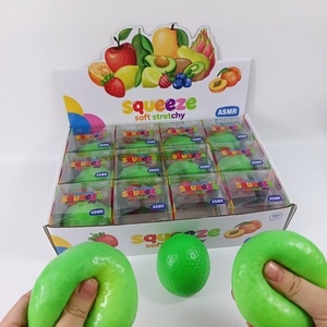 Nouveau produit : Bloc de construction en forme de citron à presser, rempli de sons clairs et façonnable, jouet anti-stress - Product Image 1