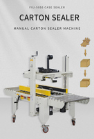 Machine semi-automatique de cachetage de boîte et scellant de carton pour des boîtes Cartons des caisses des machines de cachetage