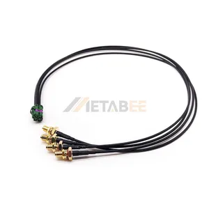 Conector de enchufe MATE-AX Mini-Fakra Mini Fakra-SMA (F) Z codificado a Fakra hembra Z codificado 4 en 1 Cable DE DATOS automotriz 30CM - Product Image 5