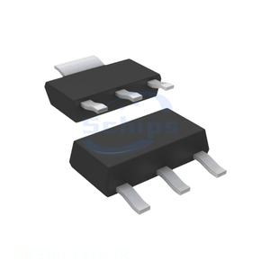 Composants électroniques en ligne pour la gestion de l'alimentation (PMIC) - Distributeur agréé - MIC5201-4.8YS-TR IC REG LIN 4.8V 200MA SOT - Product Image 1