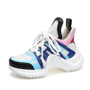 Chaussures Femmes Tendances Hot Shoes Thick Lace Trendy Mujer Sneakers Casual Shoes - Product Image 2
