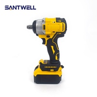 Kit Combinado Profesional de Llave de Impacto Inalámbrica sin Escobillas de 21V y Amoladora Angular, Juego de 2 Herramientas Eléctricas para Taller de Construcción